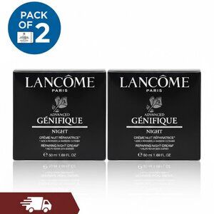 Lancôme Advanced Génifique Night Repairing Cream – 1.69 oz / 50 ml (2 Pack) – Ne